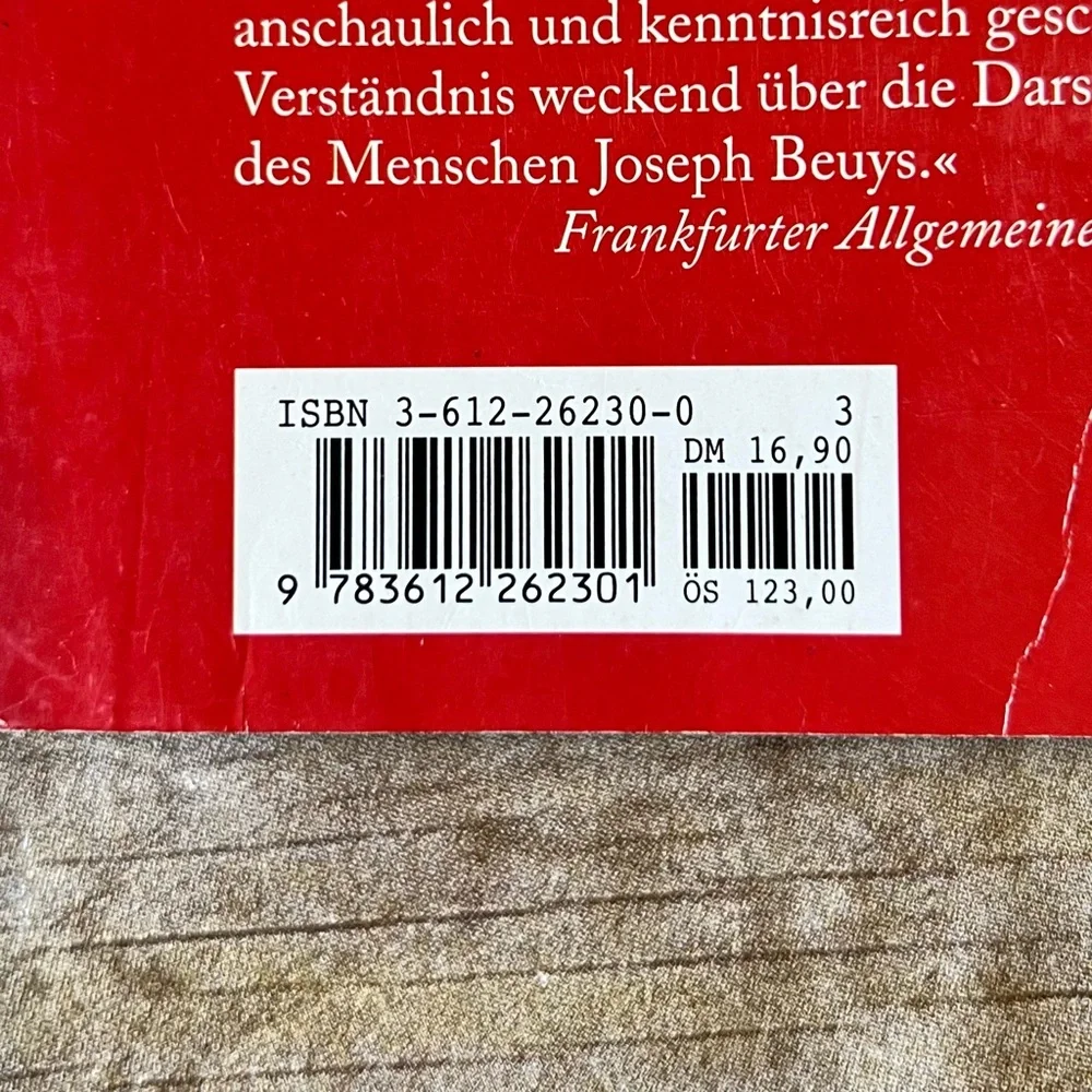 Joseph Beuys Biography Heiner Stachelhaus German Art‎ Book Paperback 3612262300